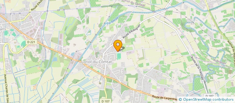 localisation de l'entreprise MONSIEUR CORENTIN NICOLET  LORIOL-DU-COMTAT