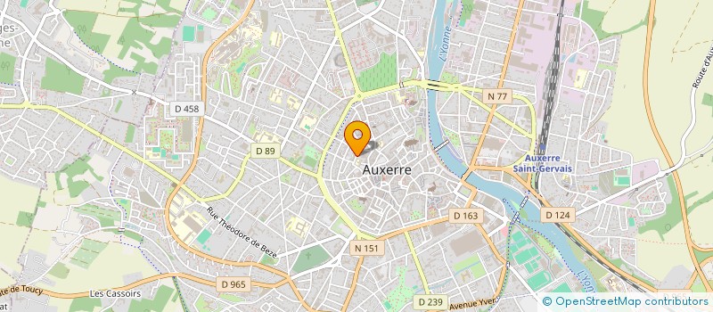 localisation de l'entreprise MONSIEUR CORENTIN NOEL à AUXERRE