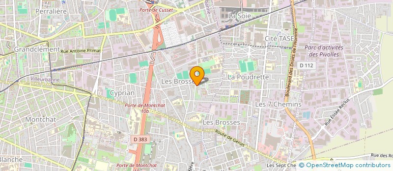 localisation de l'entreprise MONSIEUR CORENTIN NOGUERAS  VILLEURBANNE