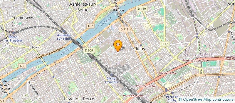 localisation de l'entreprise MONSIEUR CORENTIN NZITUNGA à CLICHY
