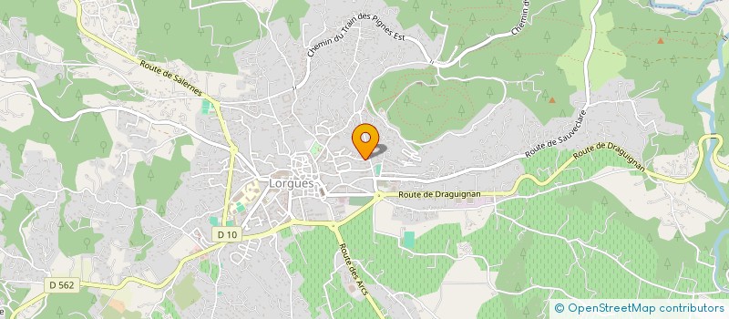 localisation de l'entreprise MONSIEUR CORENTIN OLLIVIER  LORGUES