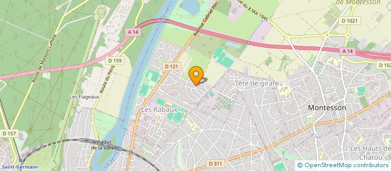 localisation de l'entreprise MONSIEUR CORENTIN OLSZEWSKI  MONTESSON