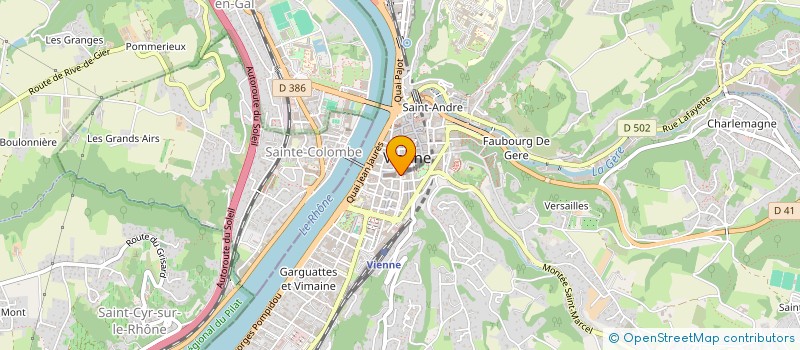 localisation de l'entreprise MONSIEUR CORENTIN OZENNE à VIENNE