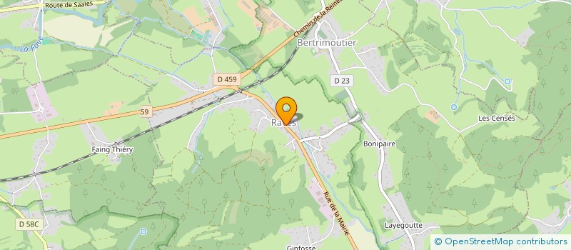 localisation de l'entreprise MONSIEUR CORENTIN PARISOT  RAVES