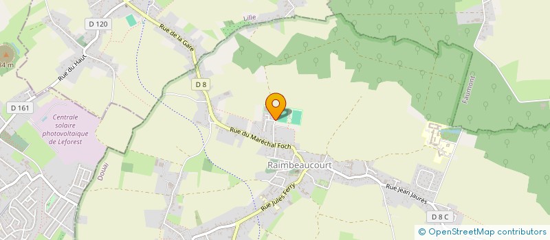 localisation de l'entreprise MONSIEUR CORENTIN PARMENTIER  RAIMBEAUCOURT