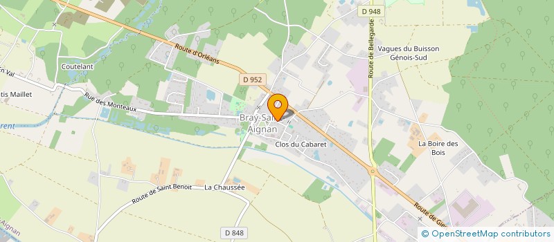 localisation de l'entreprise MONSIEUR CORENTIN PASDELOUP à BRAY-SAINT-AIGNAN