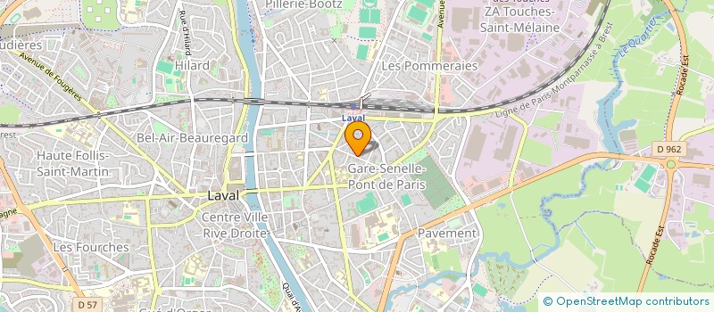 localisation de l'entreprise MONSIEUR CORENTIN PASQUIOU à LAVAL