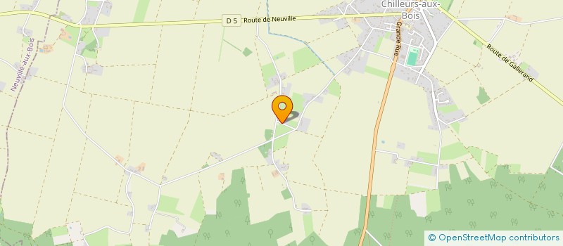 localisation de l'entreprise MONSIEUR CORENTIN PATURANGE  CHILLEURS-AUX-BOIS