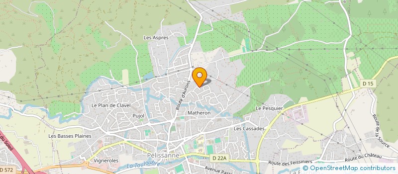 localisation de l'entreprise MONSIEUR CORENTIN PAYEUR  PELISSANNE