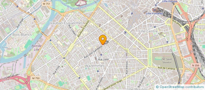localisation de l'entreprise MONSIEUR CORENTIN PAYRAUD à LILLE