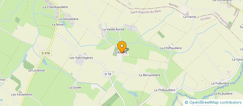 localisation de l'entreprise MONSIEUR CORENTIN PEAUDEAU  SAINT-ETIENNE-DU-BOIS