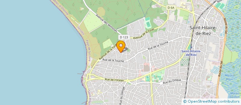 localisation de l'entreprise MONSIEUR CORENTIN PECOUL  SAINT-HILAIRE-DE-RIEZ