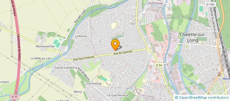 localisation de l'entreprise MONSIEUR CORENTIN PELLERIN à CHALETTE-SUR-LOING