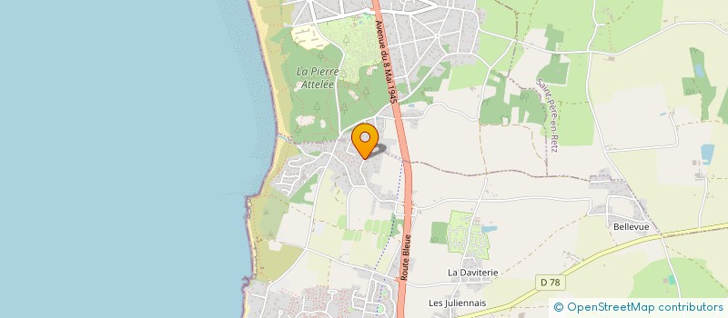 localisation de l'entreprise MONSIEUR CORENTIN PERCIER  SAINT-MICHEL-CHEF-CHEF