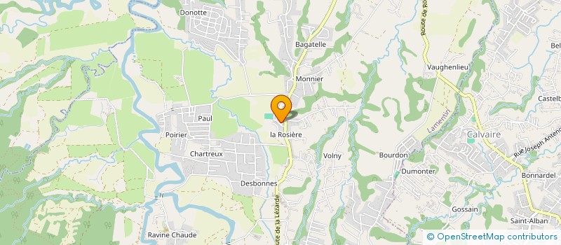 localisation de l'entreprise MONSIEUR CORENTIN PEREZ  LAMENTIN