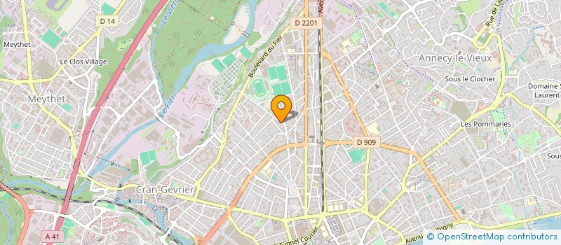 localisation de l'entreprise MONSIEUR CORENTIN PERIDON  ANNECY