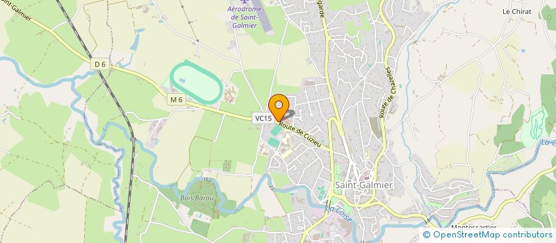 localisation de l'entreprise MONSIEUR CORENTIN PERRET  SAINT-GALMIER