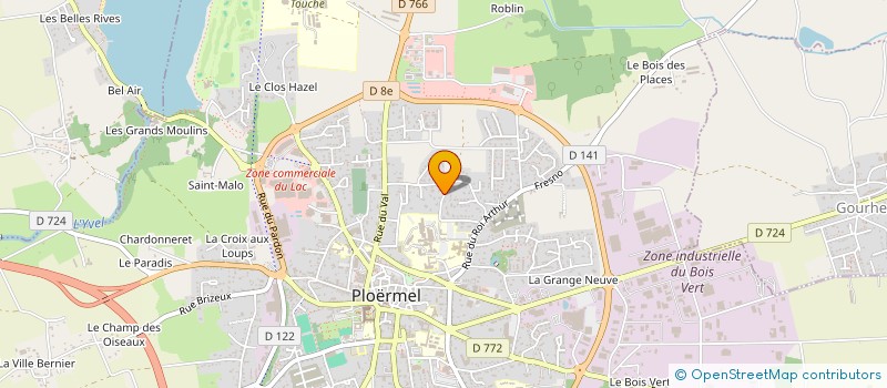 localisation de l'entreprise MONSIEUR CORENTIN PERRICHOT à PLOERMEL
