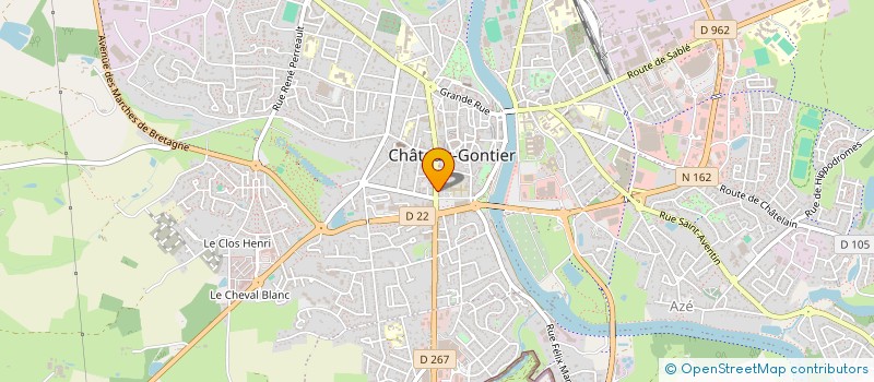 localisation de l'entreprise MONSIEUR CORENTIN PERRICHOT  CHATEAU-GONTIER-SUR-MAYENNE