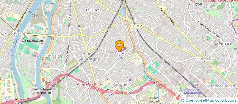 localisation de l'entreprise MONSIEUR CORENTIN PHILIPON  TOULOUSE