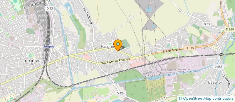 localisation de l'entreprise MONSIEUR CORENTIN PIERREQUIN  TERGNIER