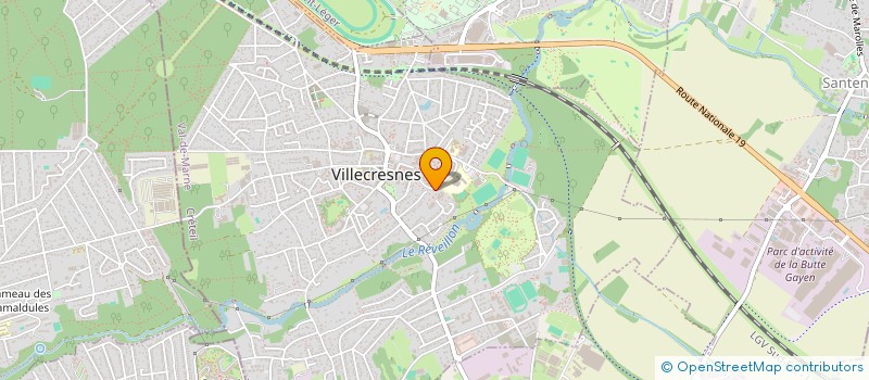 localisation de l'entreprise MONSIEUR CORENTIN PIFFERO  VILLECRESNES