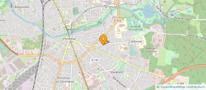 localisation de l'entreprise MONSIEUR CORENTIN PIOU  LE MANS