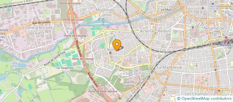 localisation de l'entreprise MONSIEUR CORENTIN PIPLIN  RENNES