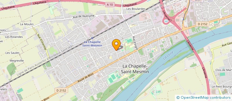 localisation de l'entreprise MONSIEUR CORENTIN POIRIER à LA CHAPELLE-SAINT-MESMIN