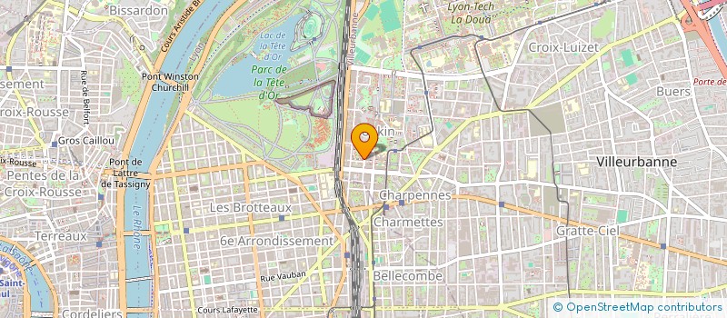 localisation de l'entreprise MONSIEUR CORENTIN POUGET  VILLEURBANNE