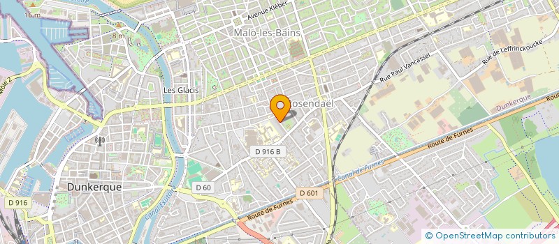 localisation de l'entreprise MONSIEUR CORENTIN POULIQUEN à DUNKERQUE