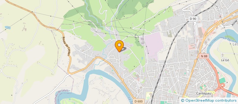 localisation de l'entreprise MONSIEUR CORENTIN PRALONG à ALBI