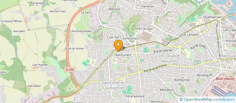 localisation de l'entreprise MONSIEUR CORENTIN PRIGENT à BREST