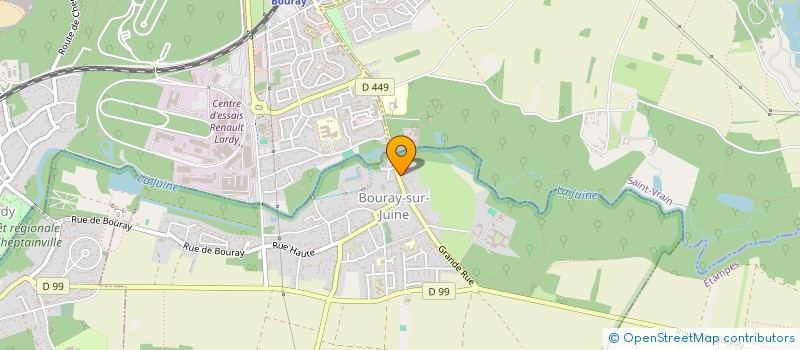 localisation de l'entreprise MONSIEUR CORENTIN PUAUD  BOURAY-SUR-JUINE