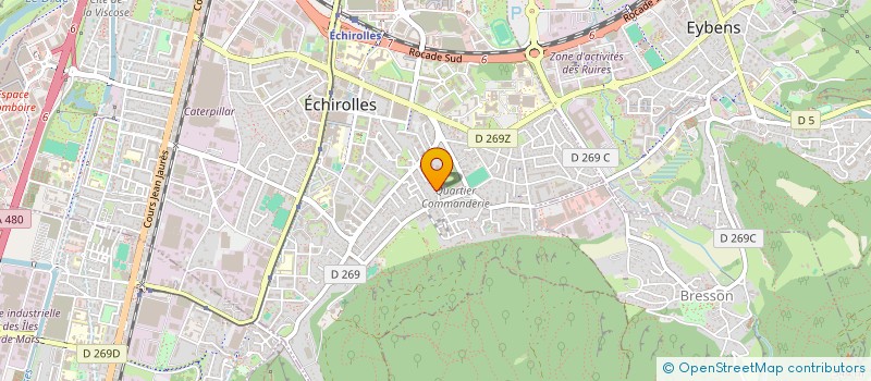 localisation de l'entreprise MONSIEUR CORENTIN PUSIOL  ECHIROLLES