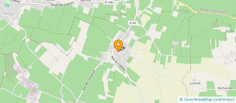 localisation de l'entreprise MONSIEUR CORENTIN QUELLIER à ANGEAC-CHAMPAGNE