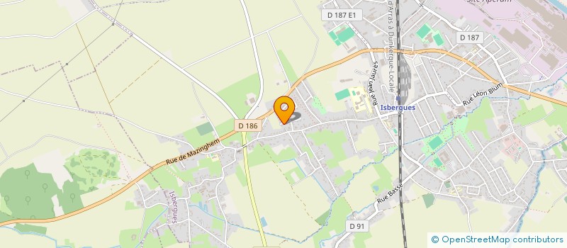 localisation de l'entreprise MONSIEUR CORENTIN QUESTE  ISBERGUES