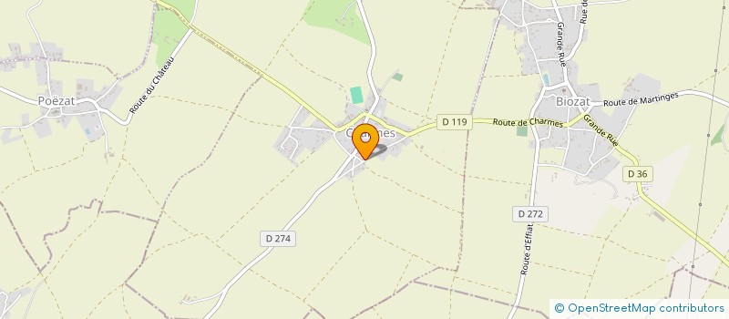 localisation de l'entreprise MONSIEUR CORENTIN RATABOUC à CHARMES