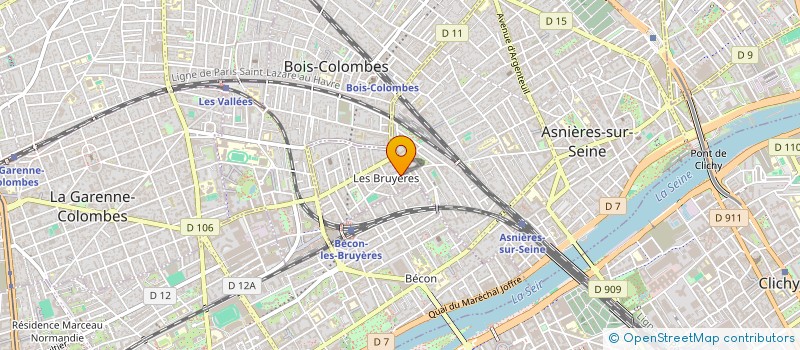 localisation de l'entreprise MONSIEUR CORENTIN RAYBAUD  ASNIERES-SUR-SEINE