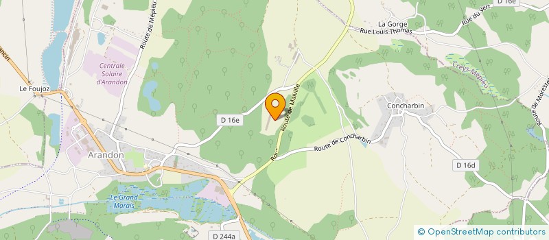 localisation de l'entreprise MONSIEUR CORENTIN REANT  ARANDON-PASSINS