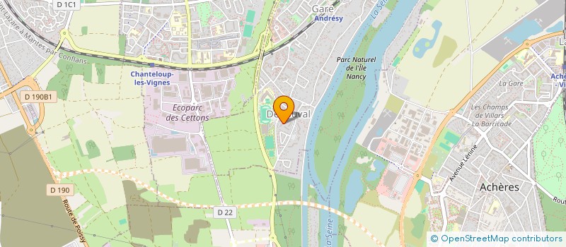 localisation de l'entreprise MONSIEUR CORENTIN REAUBOURG  ANDRESY