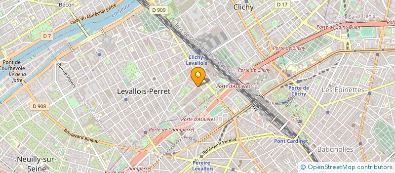 localisation de l'entreprise MONSIEUR CORENTIN REBEL à LEVALLOIS-PERRET