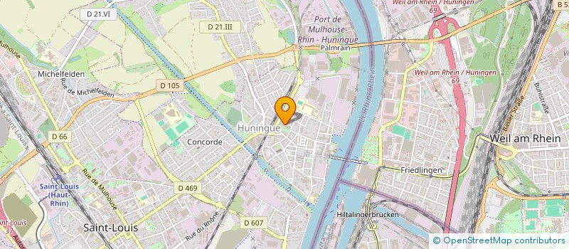 localisation de l'entreprise MONSIEUR CORENTIN RESCH  HUNINGUE