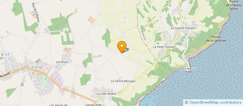 localisation de l'entreprise MONSIEUR CORENTIN RICHEUXRICHEUX  FREHEL