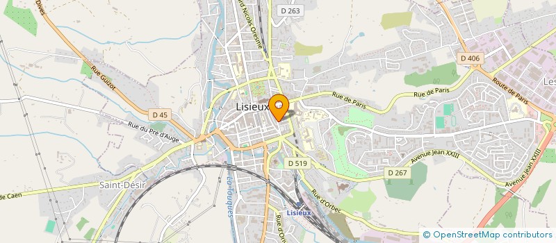 localisation de l'entreprise MONSIEUR CORENTIN RIFFLET à LISIEUX