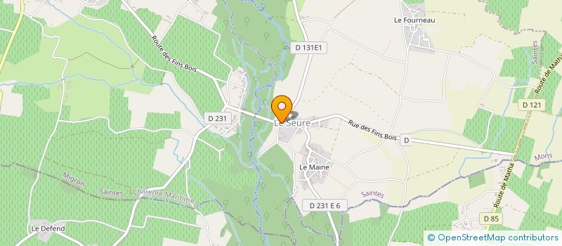 localisation de l'entreprise MONSIEUR CORENTIN RIPPE  LE SEURE