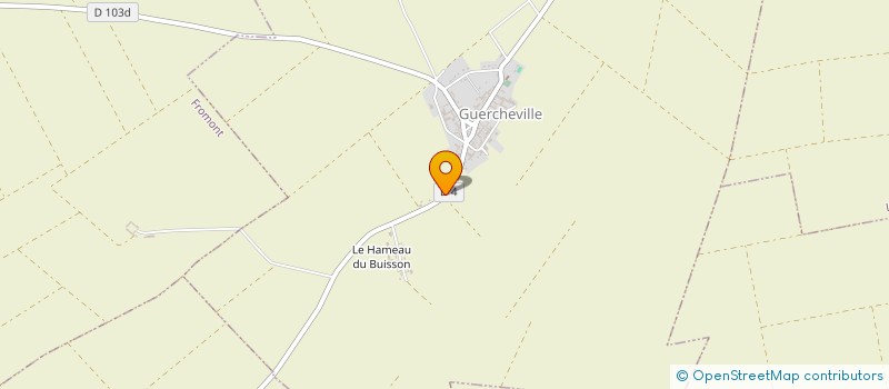 localisation de l'entreprise MONSIEUR CORENTIN ROBIN  GUERCHEVILLE