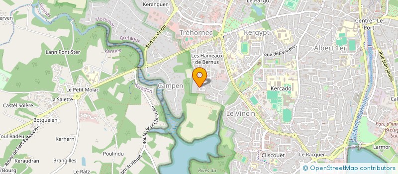 localisation de l'entreprise MONSIEUR CORENTIN ROSNARHO à VANNES