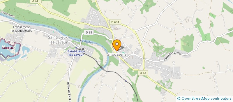 localisation de l'entreprise MONSIEUR CORENTIN ROSSBACH  GIROUSSENS