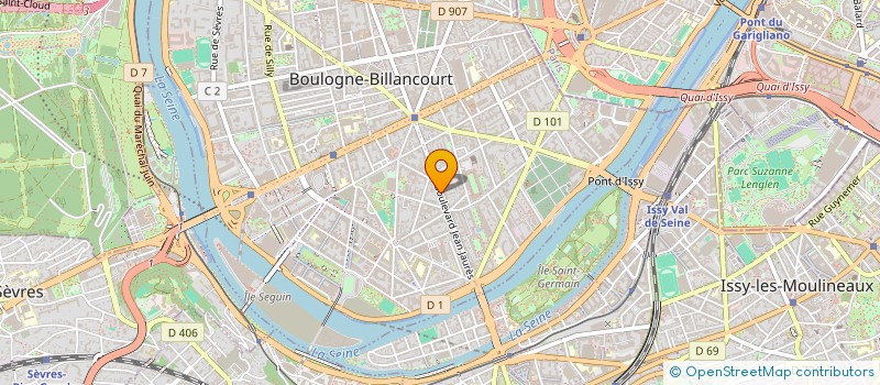 localisation de l'entreprise MONSIEUR CORENTIN ROUGE à BOULOGNE-BILLANCOURT